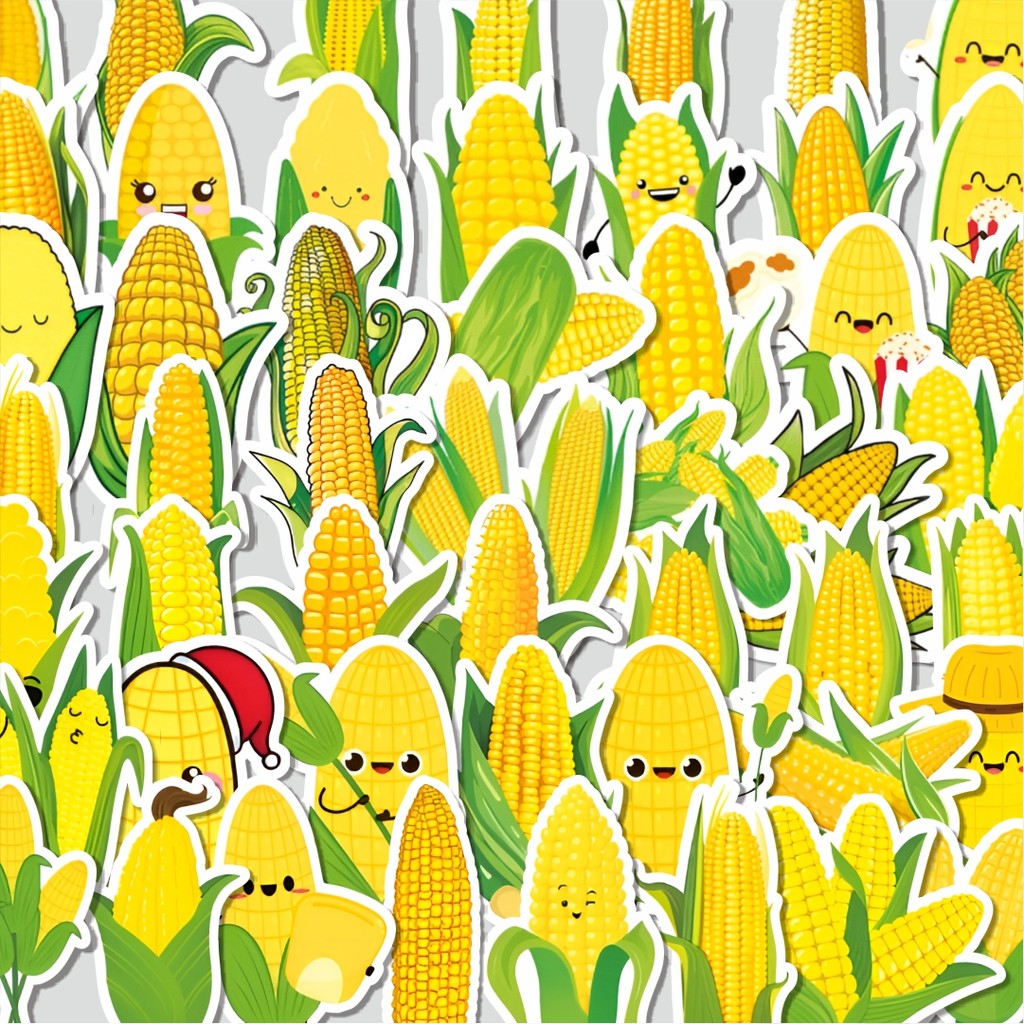 

Stiker Cutting Pack Stiker Cute Corn [Jagung] Isi 100Pcs Series Aesthetic Lucu Keren Untuk Koper Bahan Vynil