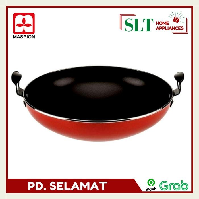 Wajan Wonder Wok 30 cm Maslon Maspion Wajan Warna Wajan Teflon