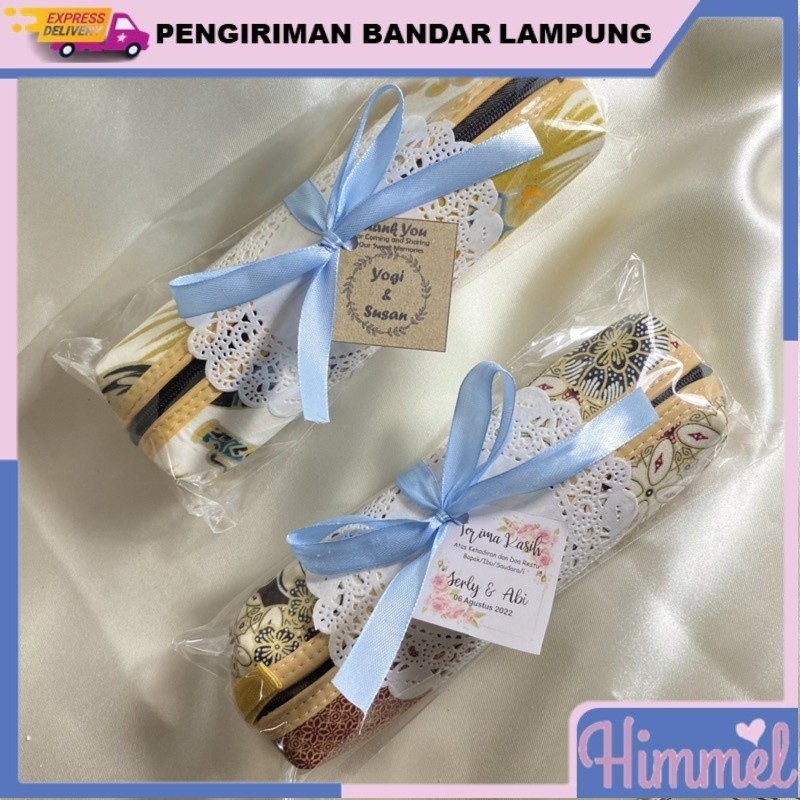 SOUVENIR SOUVENIR DOMPET TEMPAT PENSIL BATIK KHAS JOGJA HIMMEL SOUVENIR