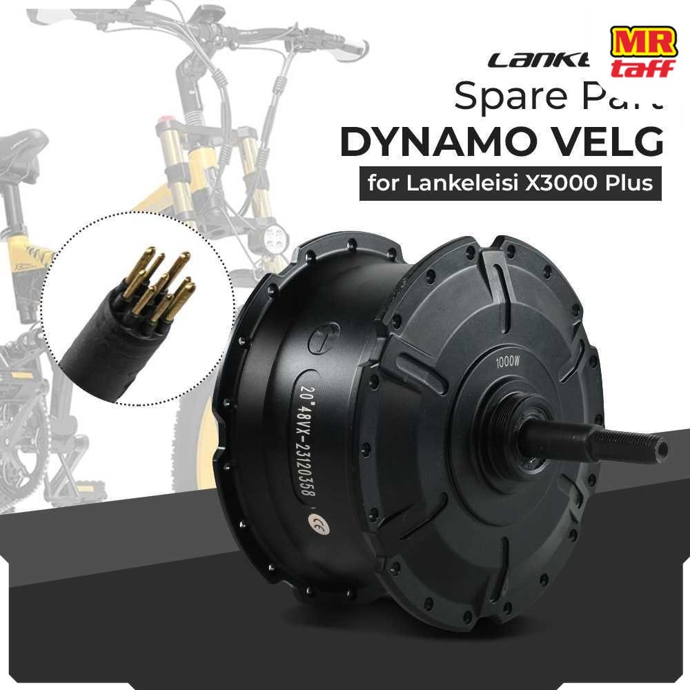 Lankeleisi Spare Part Dynamo Velg Sepeda for Lankeleisi X3000 Plus - Versi Kabel Kiri