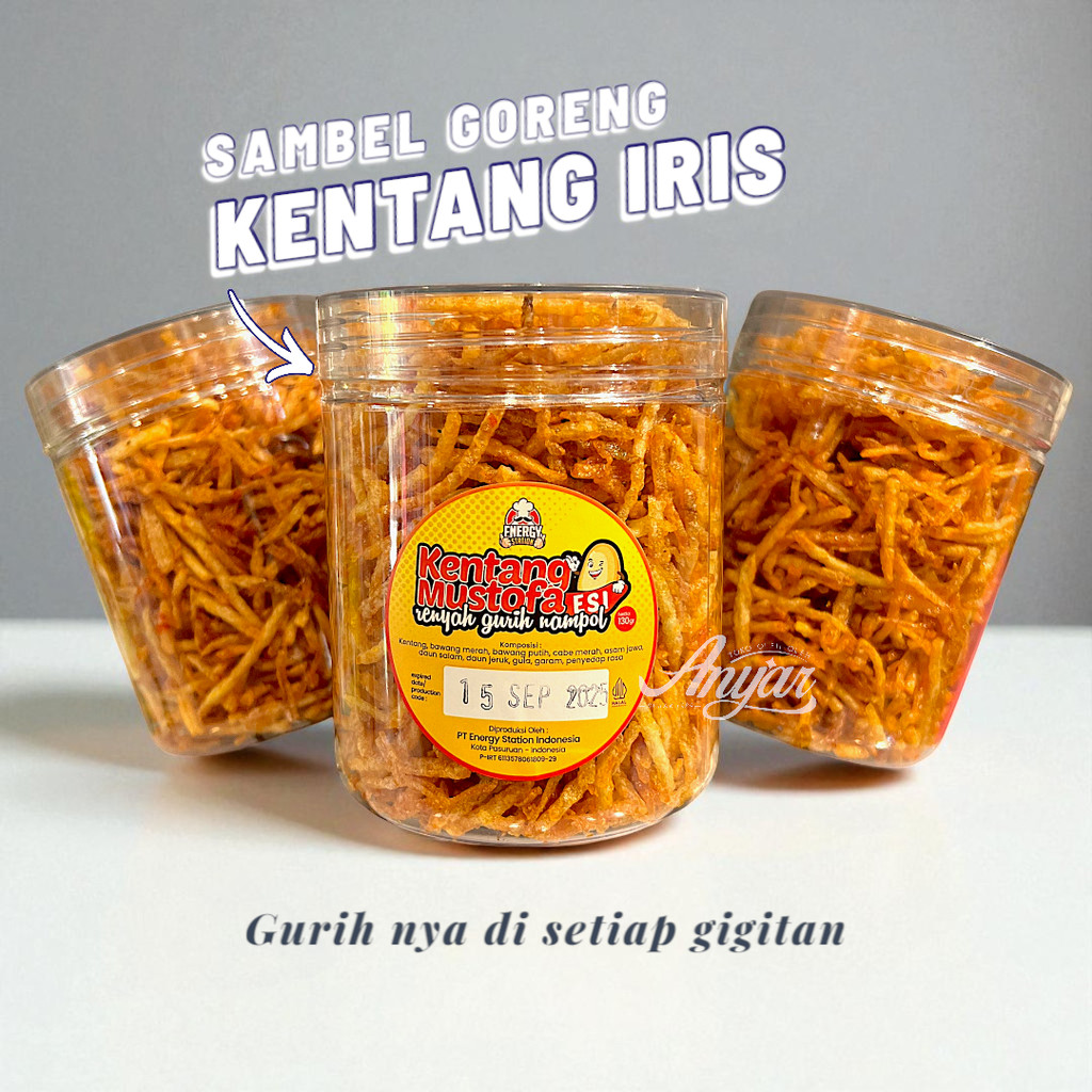 

Kentang Mustofa | Kering Kentang Mustofa Iris Balado BEST SELLER