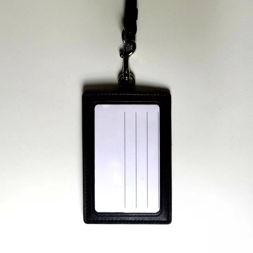 

Women 3D Metal LOGO Card Holder ID Lanyard Name Tag Lightweight Work ID Holders For Work