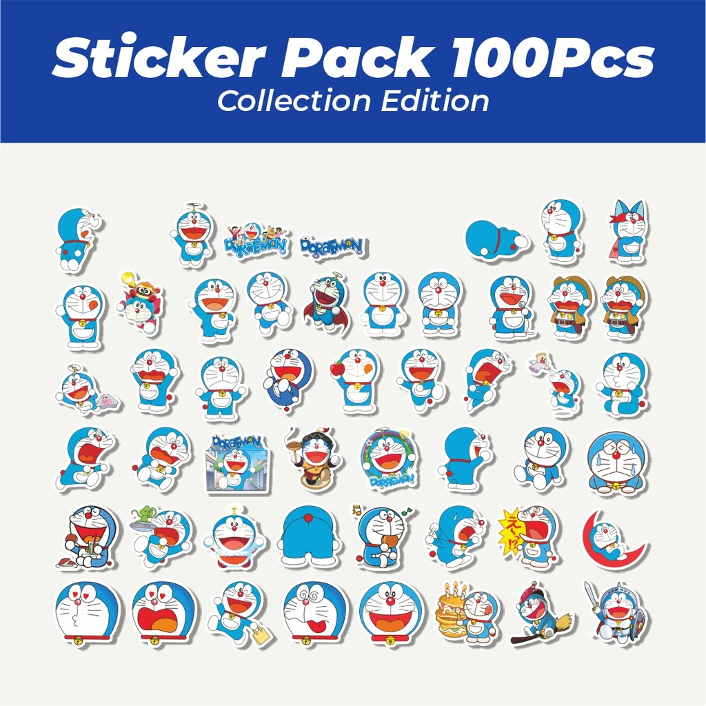 

Hot Stiker Anime Kartun Series Doraemon Lucu Anti Air Stikers Berperekat Waterproof Sticker Decal Buat Motor Helm Buku Journal Koper Casing HP Laptop Botol Minum