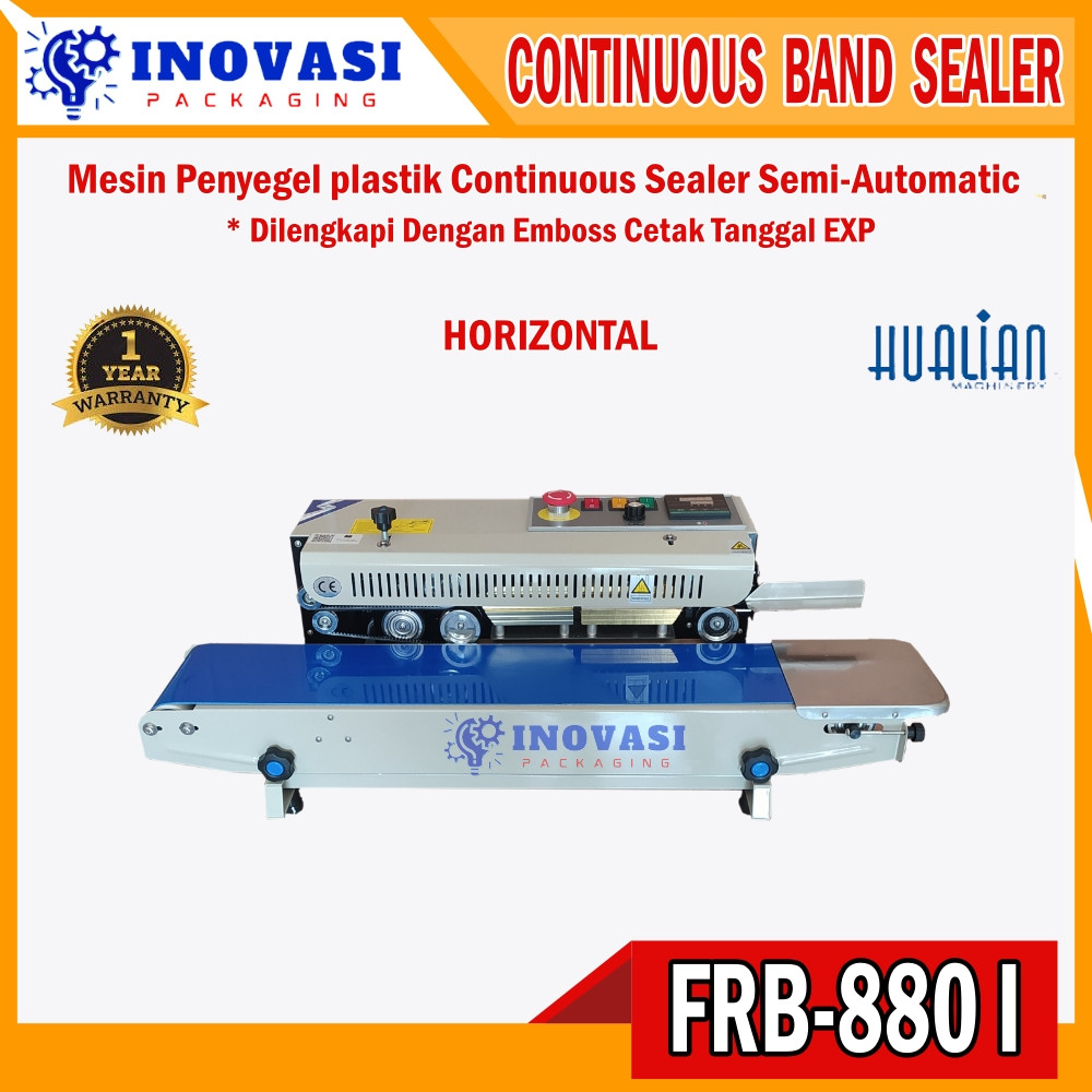 FRB-880 Continuous Sealer Mesin press segel plastik FRB-880I Horizontal