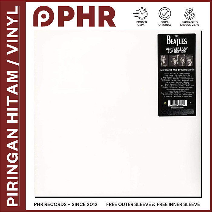 Vinyl BEATLES - BEATLES White Album [RARE ISSUE/Piringan Hitam/LP/PH]