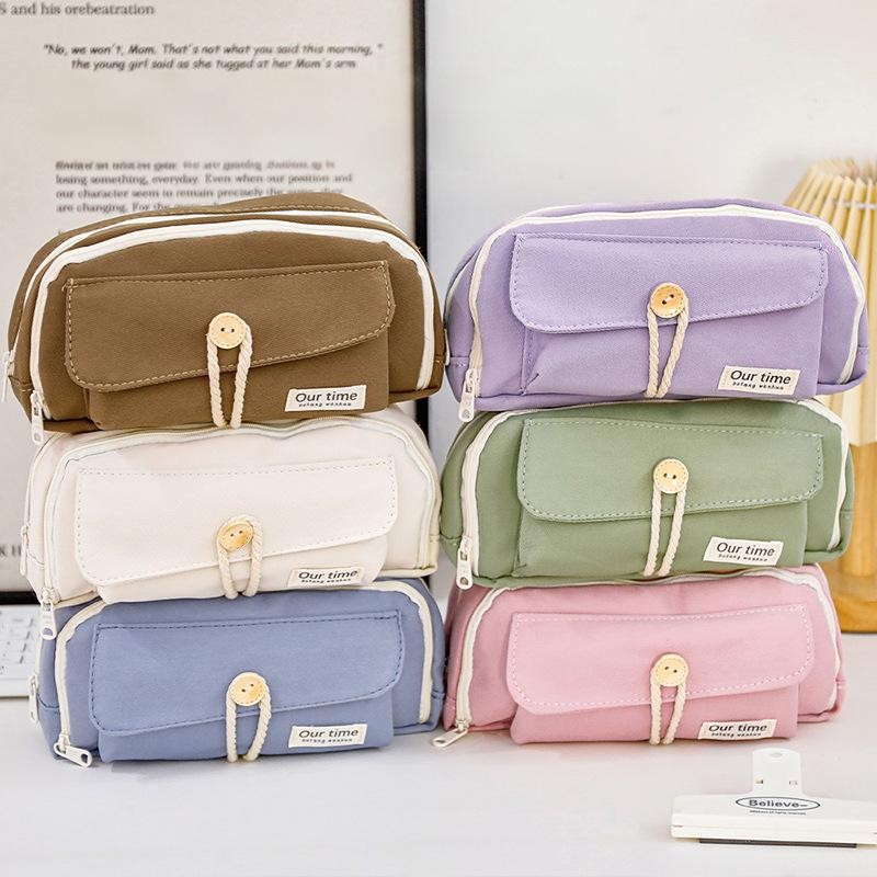 

Kotak Pensil Kawaii Kapasitas/ Besar Kotak Penyimpanan Kotak Pensil Kapasitas Besar/ Tas Rautan Pensil/ Tas Pensil Kain/ Alat Tulis Siswa