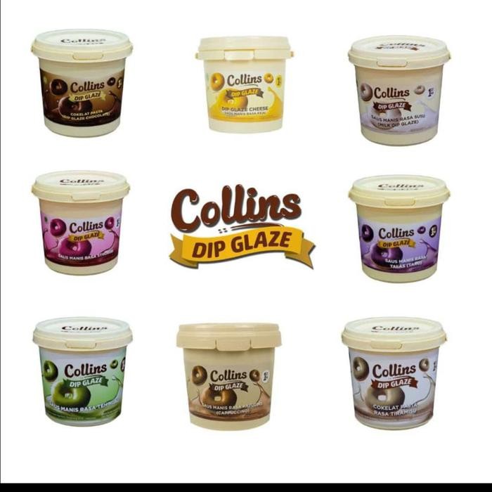 

Collins Dip Glaze Milk 1kg Selai
