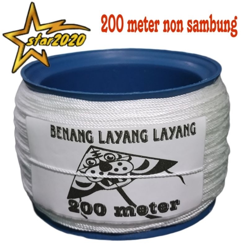 

__ BENANG SUPER Layangan -+200 meter cap HARIMAU untuk layangan JUMBO DAN BESAR ----