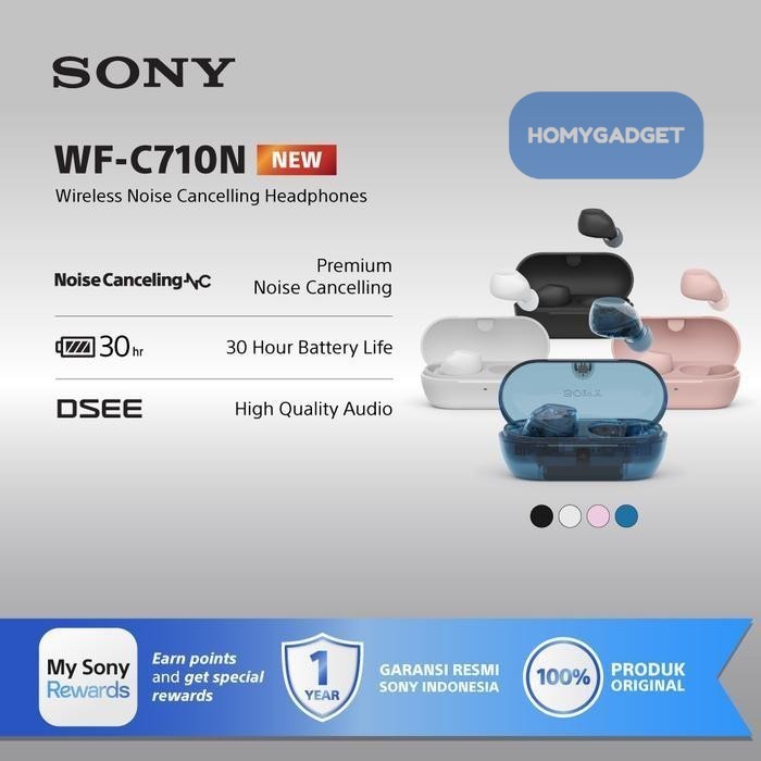 Sony WF-C710N / WFC710N / WF C 710N / WF C 710 N ANC TWS Truly Wireless Noise-Canceling Earbuds