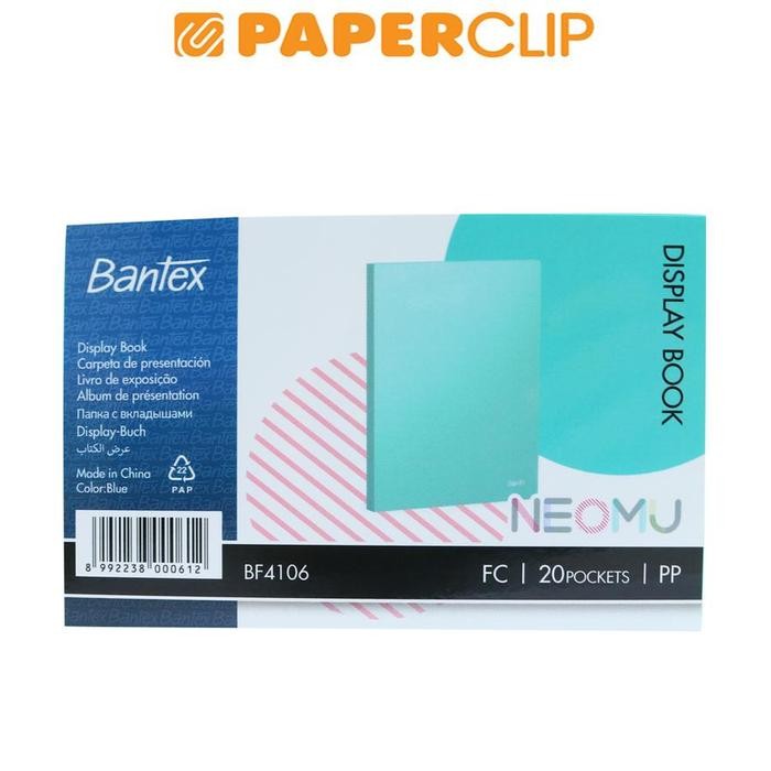 

CLEAR HOLDER BANTEX NEOMU BF4106 FC 20P - 22 TURQUOISE