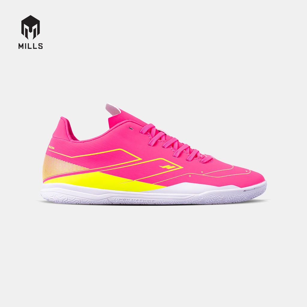 MILLS SEPATU FUTSAL VULCAN 2.0 IN JR MAGENTA/NEON/WHITE 9803302