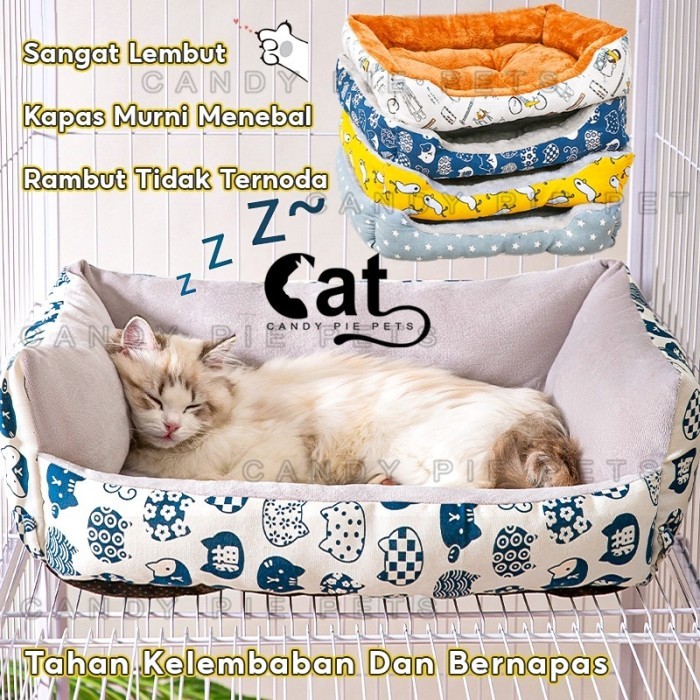 Ranjang Tempat Tidur Kucing Tempat Tidur Anjing Jumbo Kasur Kucing Empuk