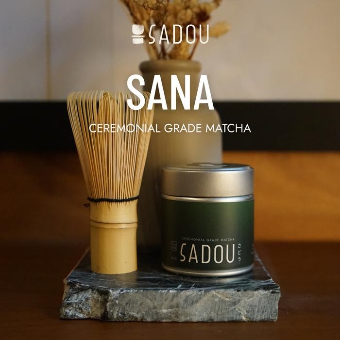 

Sana Ceremonial Grade Matcha Powder 30 g - Sadou Seicha - Tin Can