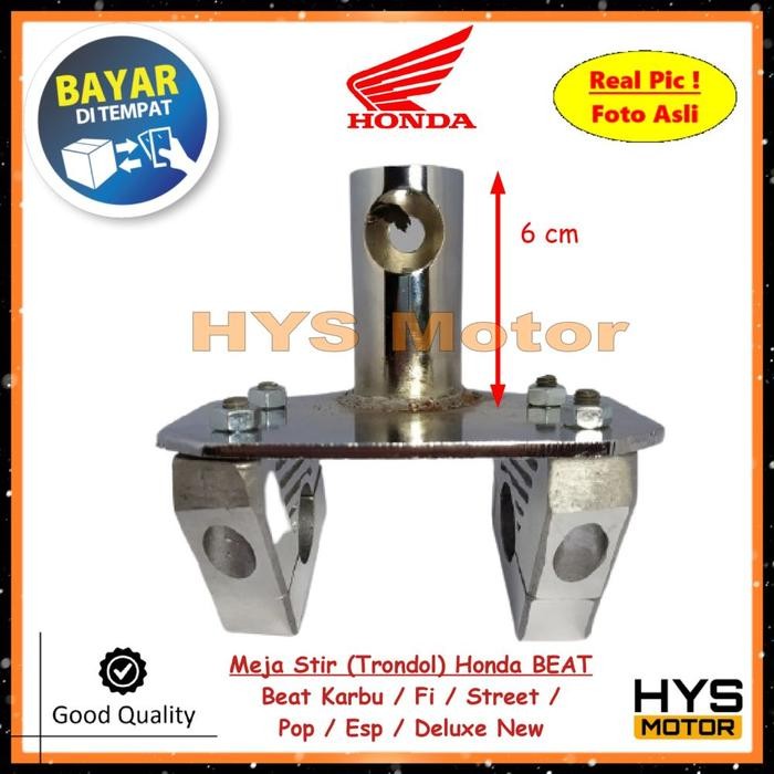 PROMO Meja Stir Minimalis Tapak Trondol Dudukan Stang Matic Honda BEAT Karbu / Street / Pop / Fi ESP
