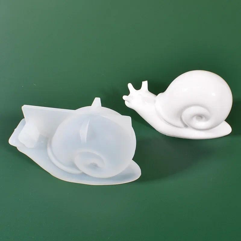 

DIY Crystal Epoxy Resin Mold Snail Small Animal Mold Silicone Molds Casting Molds Snail Making Plaster Mould Home Decor Ornament