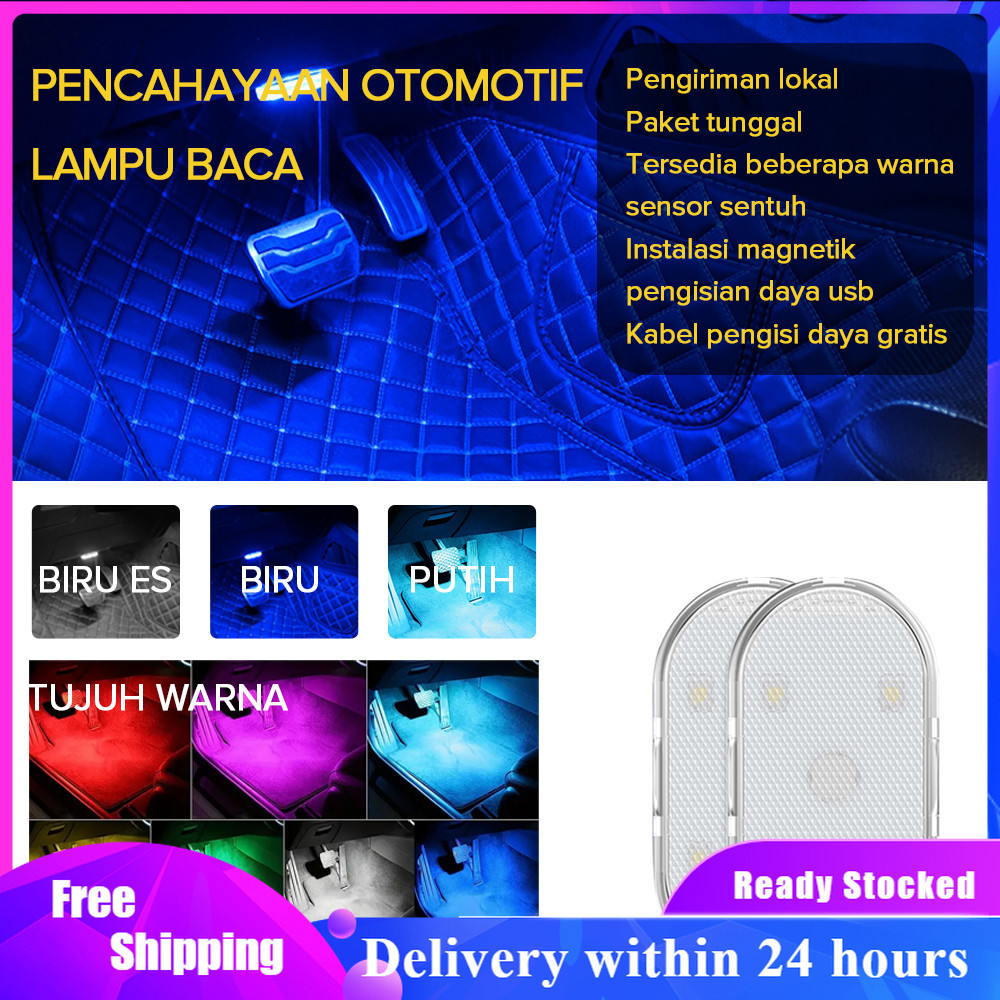 Lampu Plafon Mobil Lampu LED Dalam Mobil Touch Light 12V  Car ambient light Mobil Lampu Baca  Lampu 