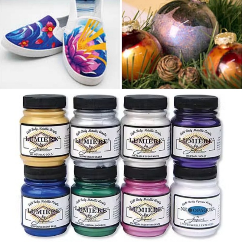 

14ml/66ml/bottle 8/9 Colors Flash Metal Color Small Batch Hand-Dyed Waterproof Dye DIY Clothing/Shoes Painting Decorations Dye