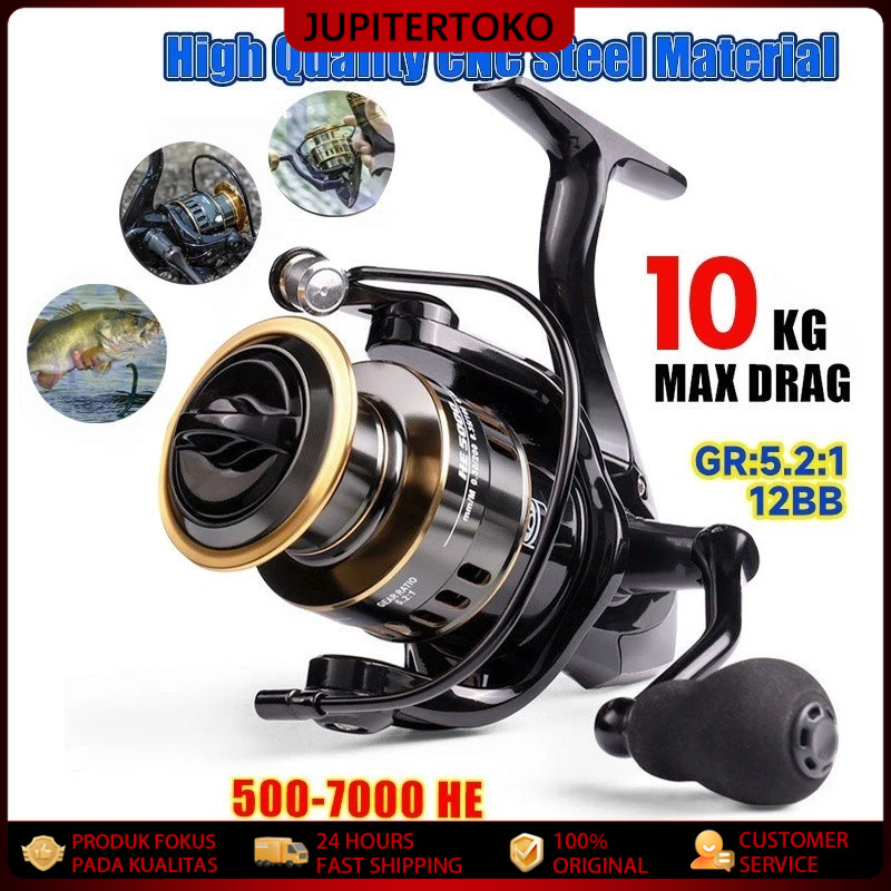 Satu set gulungan pancing 30KG, gulungan pancing murah, gulungan pancing joran 1,65M/1,8M/2,1M yang 