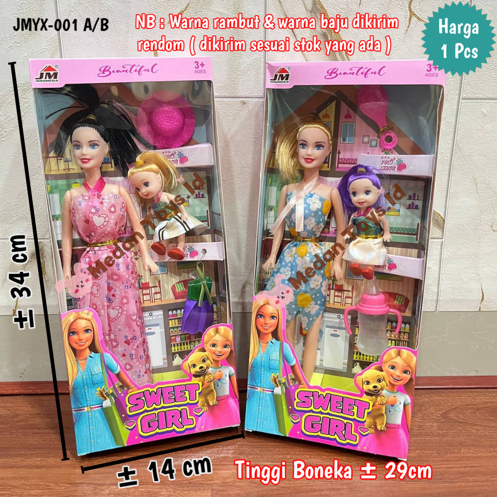 Mainan Boneka Fashion / Mainan Boneka Bisa Tukar Baju / Mainan Boneka Bayi