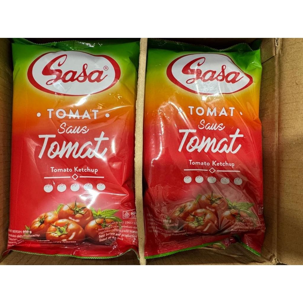 

Sasa saus tomat @ 10 bungkus x 950 gram / 1 dus