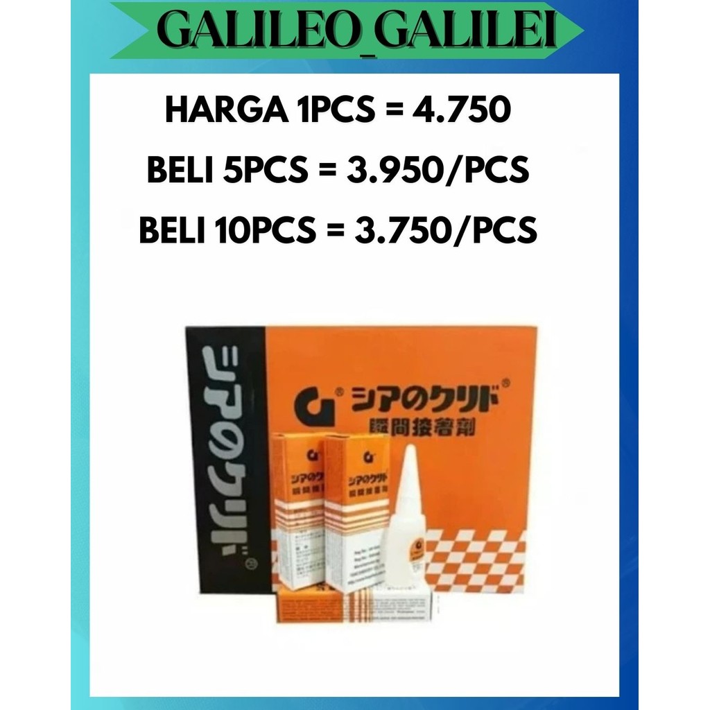 

GW SUPER GLUE KOREA GLEE / LEM OILY CAIR PEREKAT KUAT ERAT ASLI MURAH SERBAGUNA MANTAP MURAH