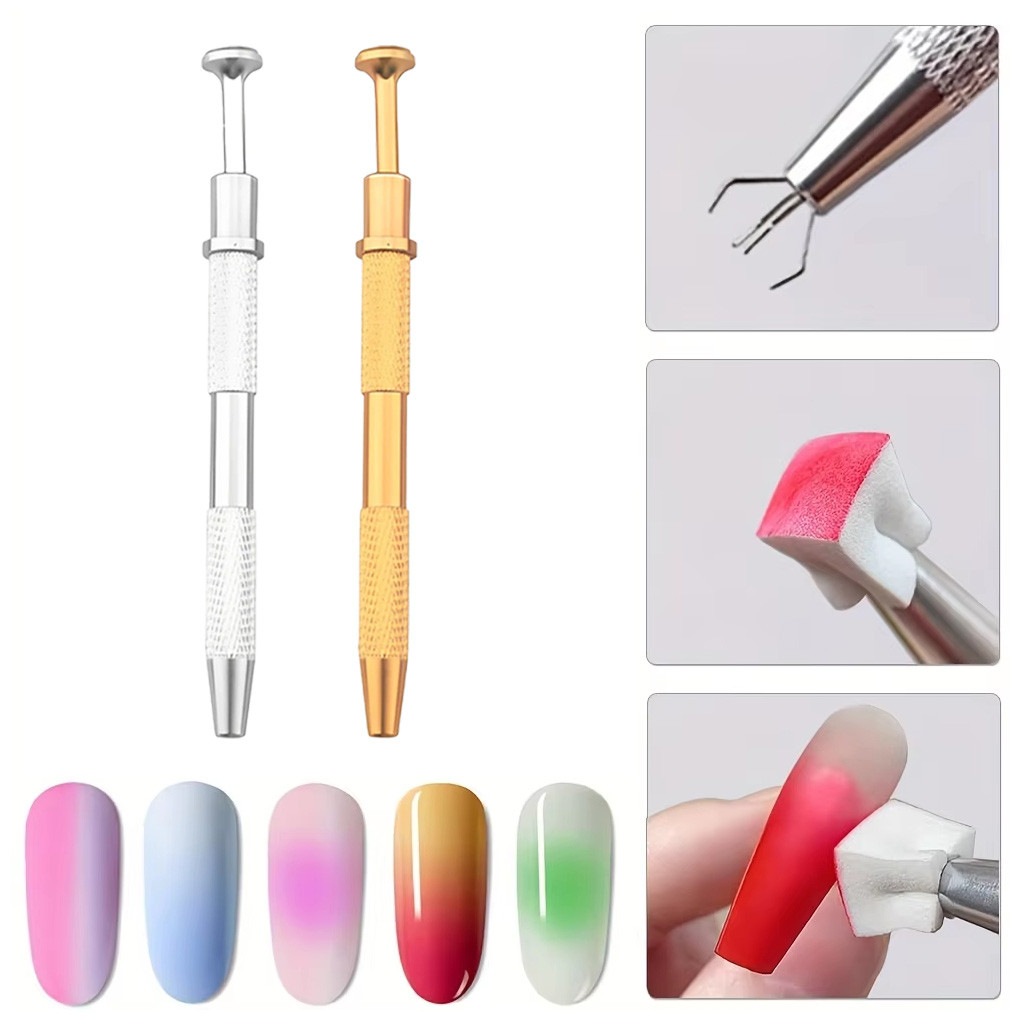 [Four Claw]Pinset Baja Tahan Karat Emas/Perak/Penarik Batu Permata & Chip IC/Alat Elektronik Presisi