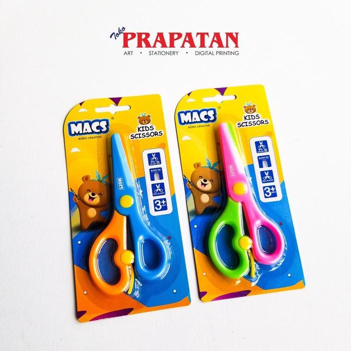 

Gunting Macs Anak | Kids Scissors - Warna