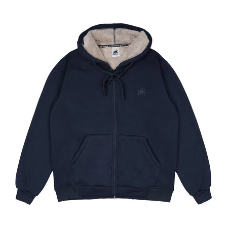 House of Smith Bdg Sweater Hoodie Sherpa Pria - Bristle Navy