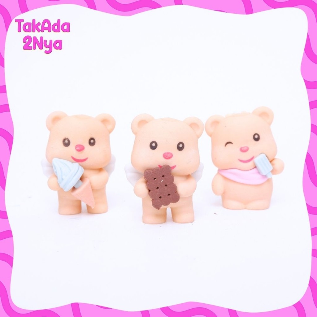 

Penghapus 3D Miniatur Butter Bear Satuan ER-1787 Eraser Hapusan Pensil Beruang Stip Karet