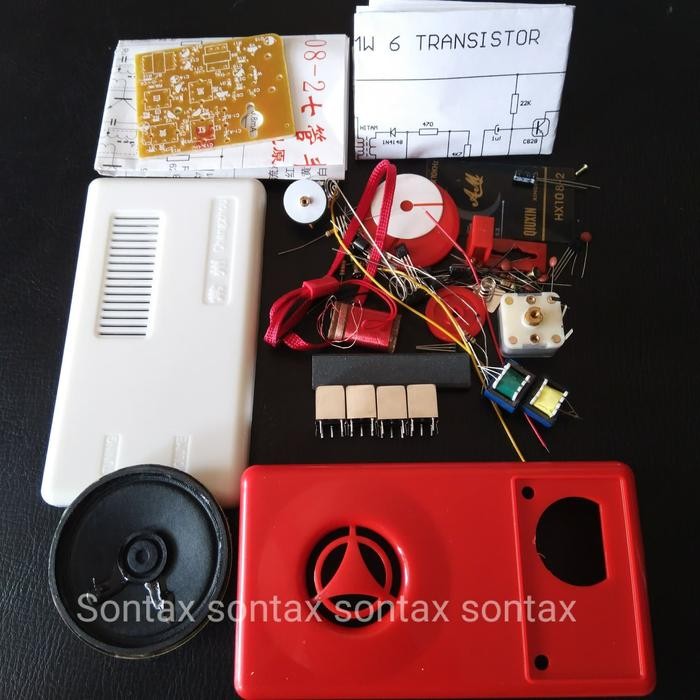 (BACA DESKRIPSI) kit diy radio am mw 530 - 1600 khz 1 band