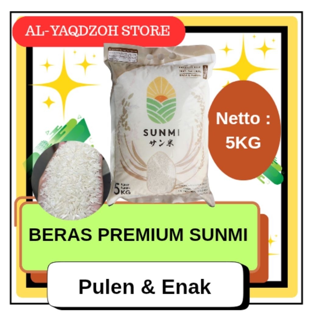 

SUNMI Rice | Beras Putih Premium 5kg | Pulen & Enak | 100% ASLI terlaris
