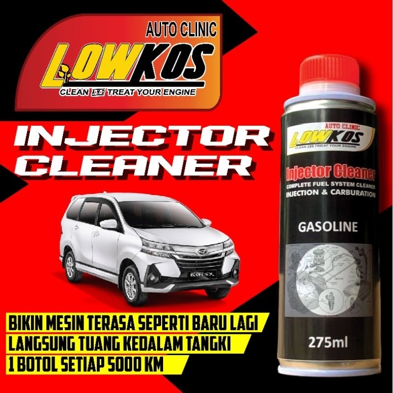 sale LOWKOS Injector Cleaner Mobil Bensin 275ml - Cairan Pembersih Injektor Mobil