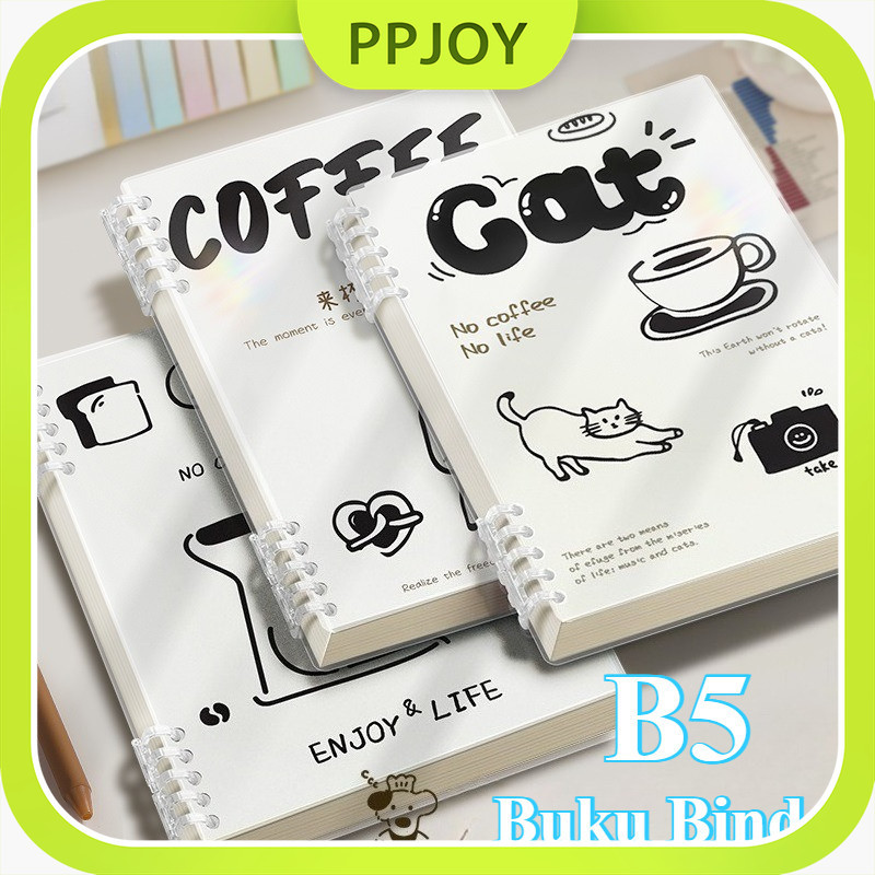 

Buku Binder B5 / Buku Jurnal / Buku Catatan Lucu / Sampul Buku Aesthetic / Loose Leaf Notebook Notepad / Buku Tulis Sekolah