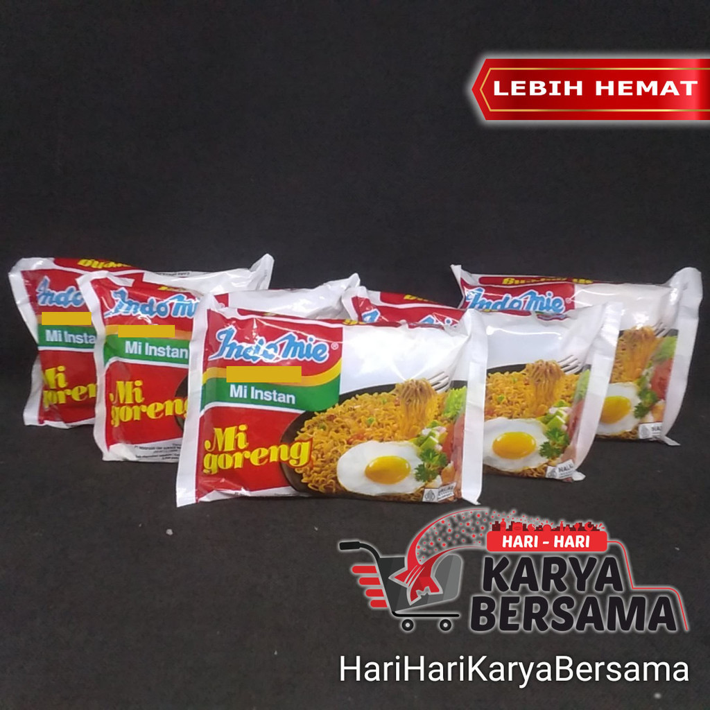 

MAKANAN MIE INSTAN INDOMIE MI GORENG PACK 5 PCS X 80GR
