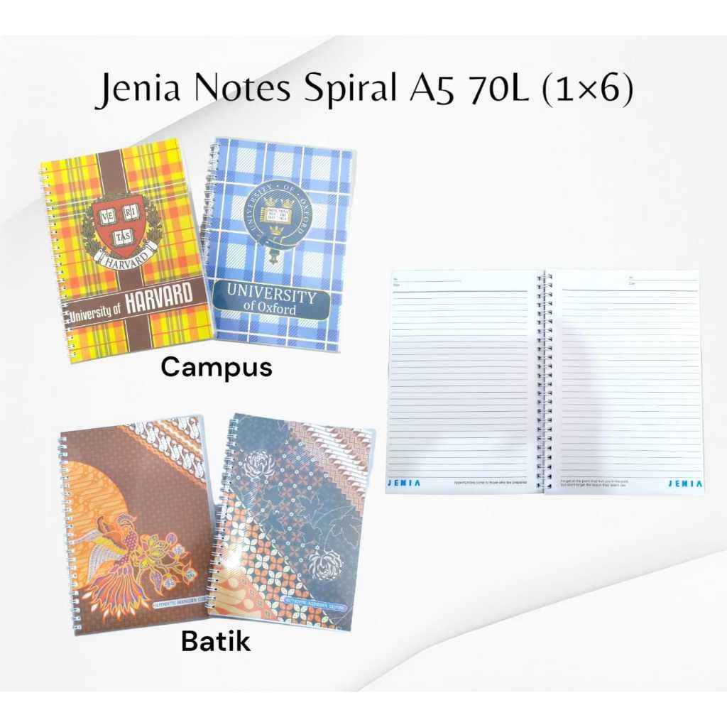 

[SDW] pekanbaru/Notes Spiral Fancy A5/B5 / jurnalgrid / catatan buku tulis