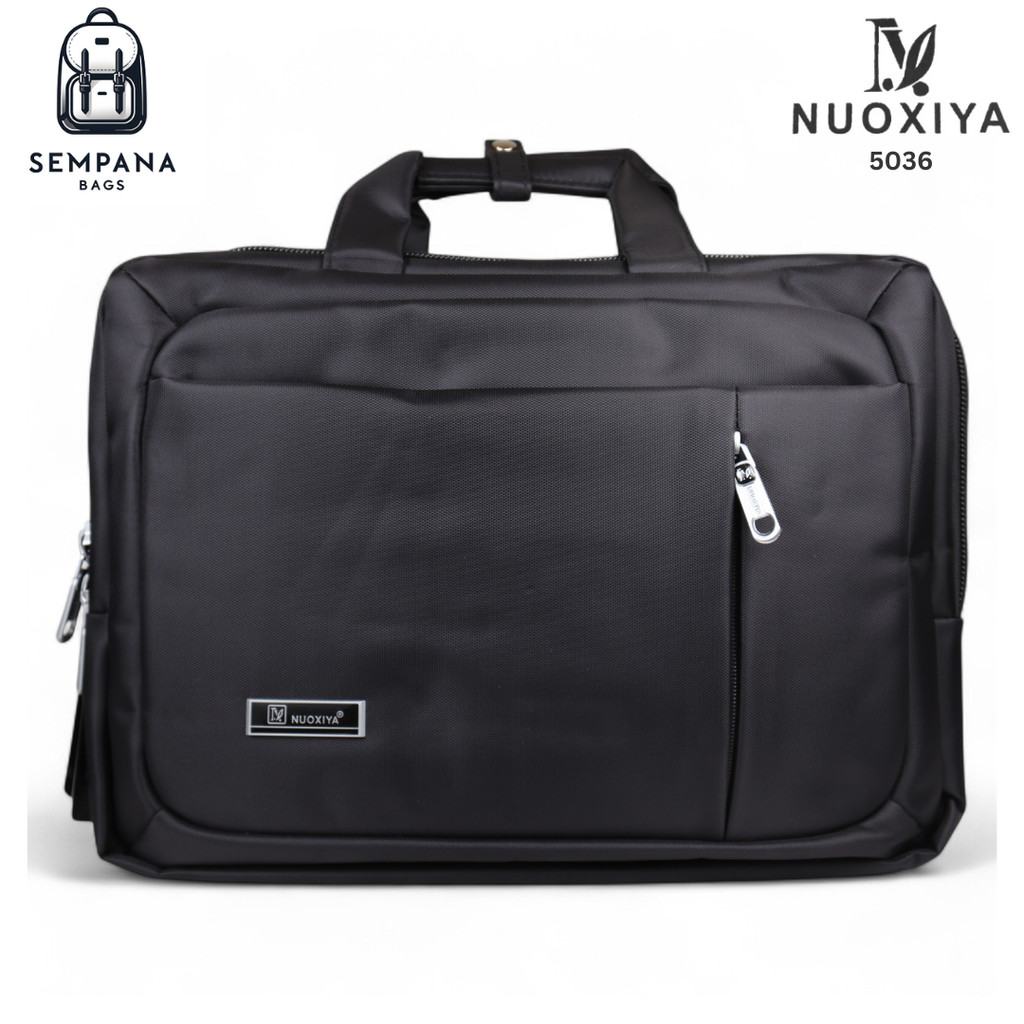 NUOXIYA 5036 Tas Kantor Pria Eksekutif Multifungsi / Tas Selempang / Tas Ransel Laptop / Backpack La
