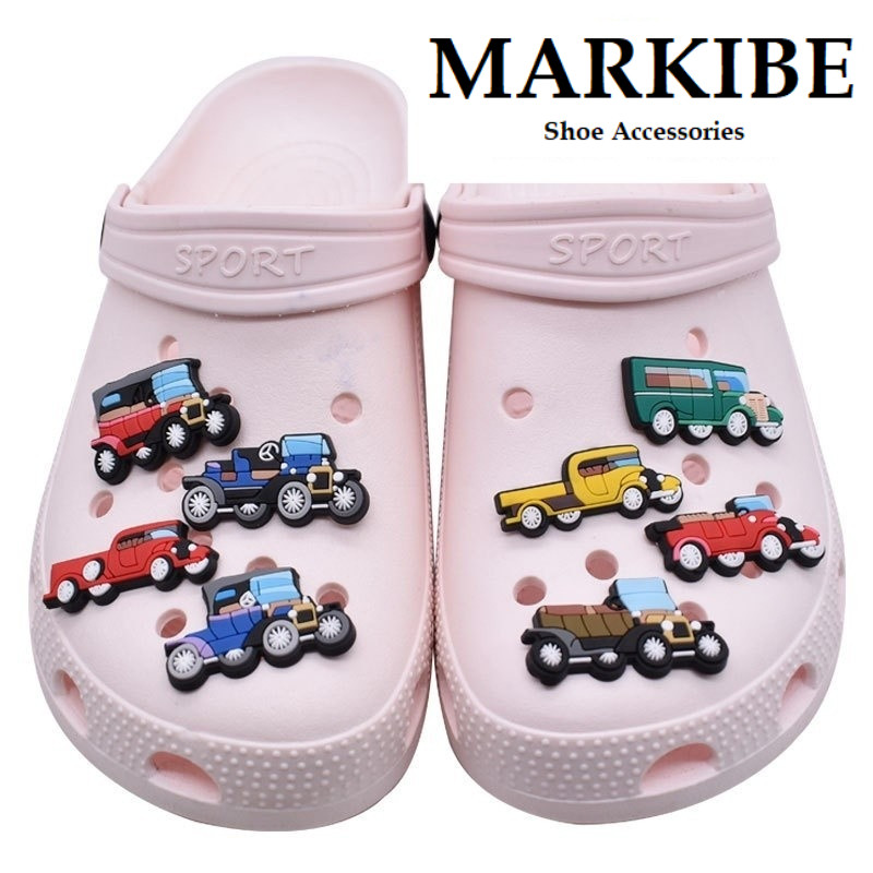 Jibb  241 Pin Sandal Mobil Jadul Aksesoris Hiasan Sendal Sepatu Lubang Kodok Baim Charms MARKIBE