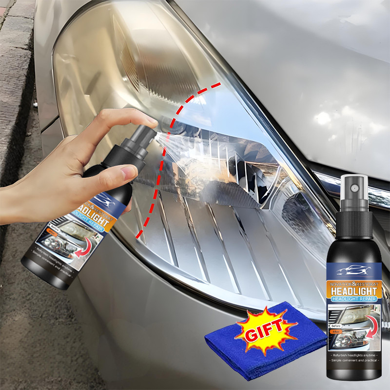 Car headlight repair and polishing kit, headlight repair kit, car light polishing maine, cleaning pa