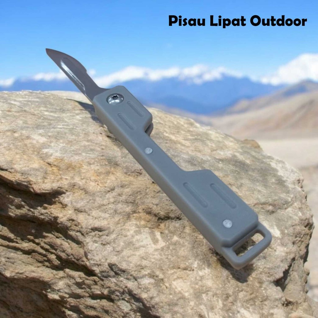 Slyz Pisau Lipat Outdoor Portable Folding Knife Survival Tool Keychain - Slyz53 -BR