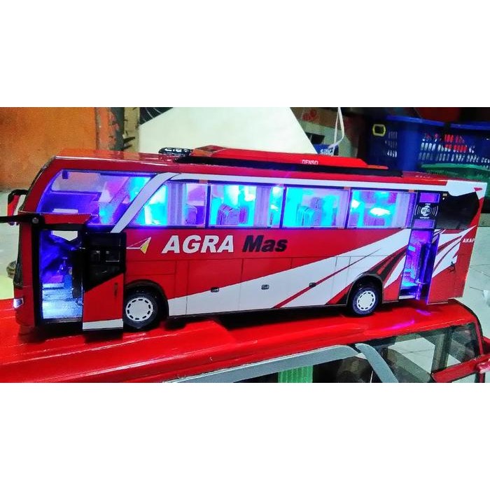 miniatur bis banjarnegara agra mas rc remote BUS