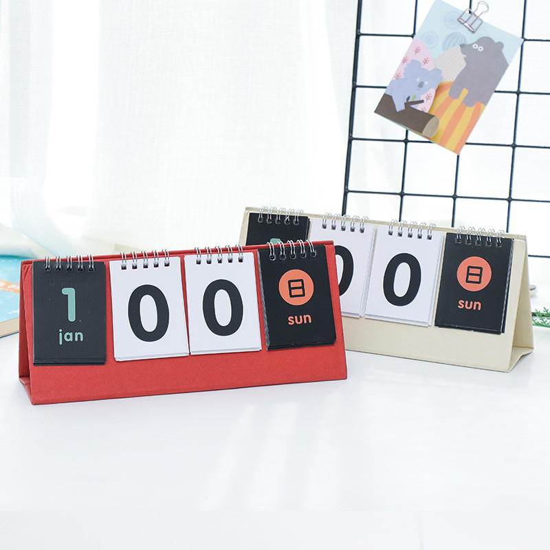 

New 2025 Simple Series Perpetual Calendar DIY Desktop Countdown Calendars Agenda Organizer Daily Schedule Planner