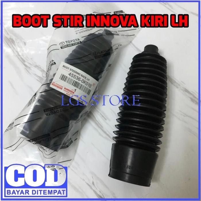 KARET BOOT STEER STIR STEERING INNOVA LH - BOOT STIR KIJANG INNOVA KIRI
