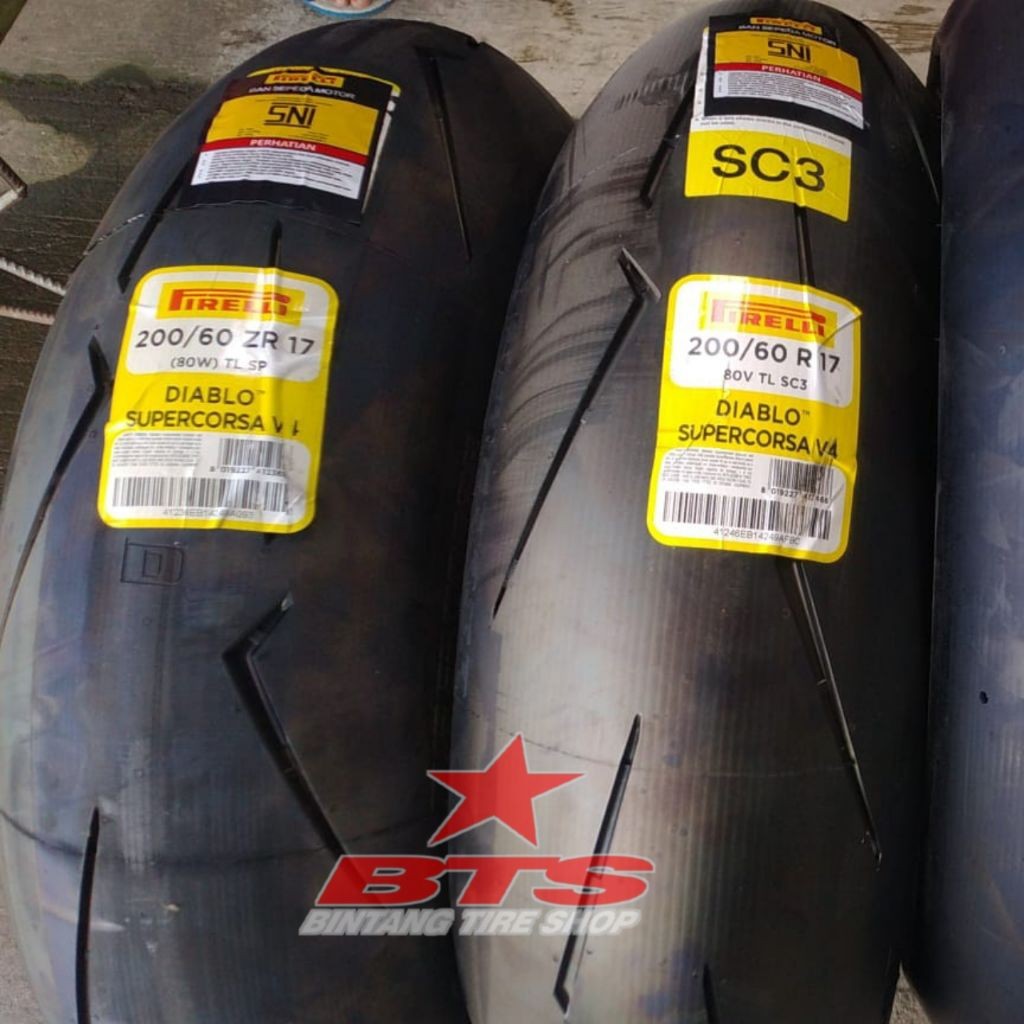 Ban Pirelli 200/55-17 200/60-17 Supercorsa SP SC2 SC3 V4 New Produksi Motif sama Untuk Moge 250Cc Up