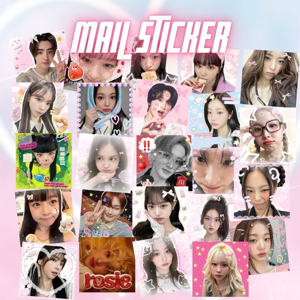 

Sticker Kpop Freebies Mail Sticker Sellkor Cute Aesthetic Deco Journal happy mails