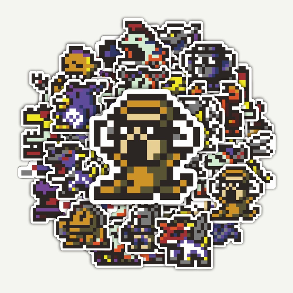 

Sticker Pack Stiker Pixel Digimon V3 | Sticker TUMBLR | Stiker LAPTOP KOPER HELM