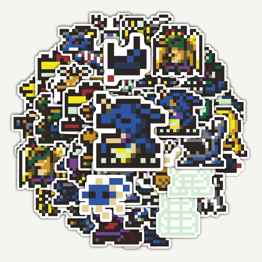 

Sticker Pack Stiker Pixel Digimon V13 | Sticker TUMBLR | Stiker LAPTOP KOPER HELM