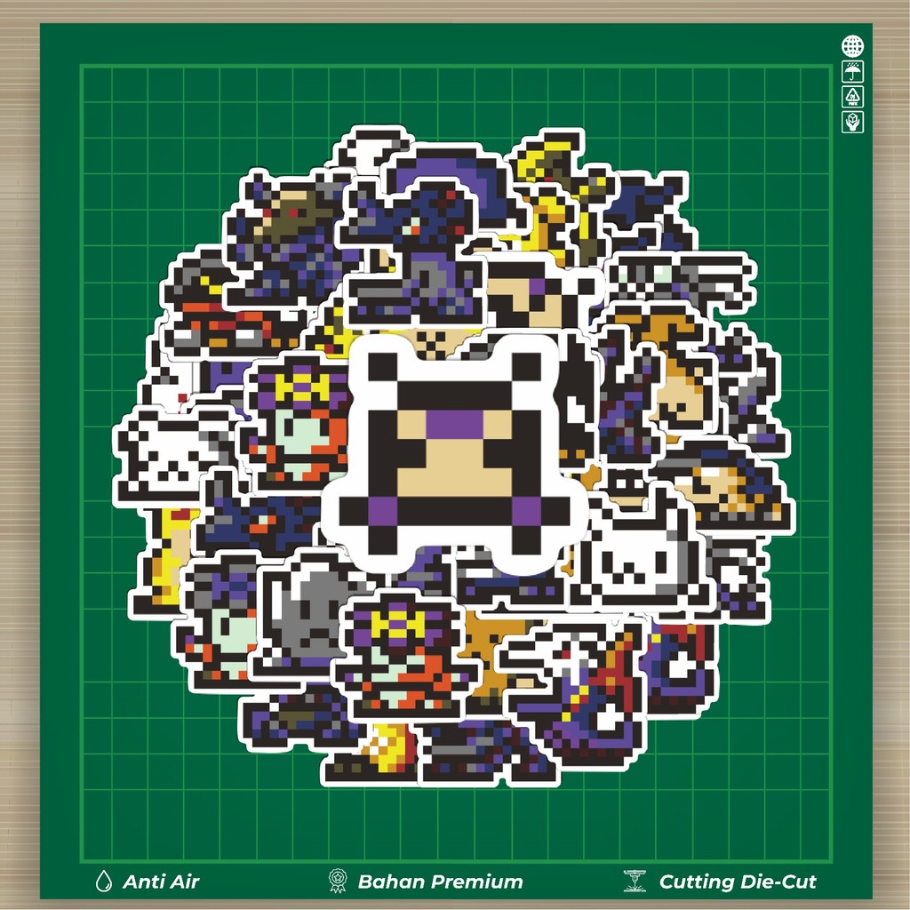 

HOT 50 PCS STIKER Stiker Pixel Digimon V7 Stiker Fashion Cars Decal Dingin Kartu Album Custom Vinyl Anti Air- Sticker Aesthetic Buku Journal Koper Casing HP Tablet Laptop Helm Motor Botol Minum