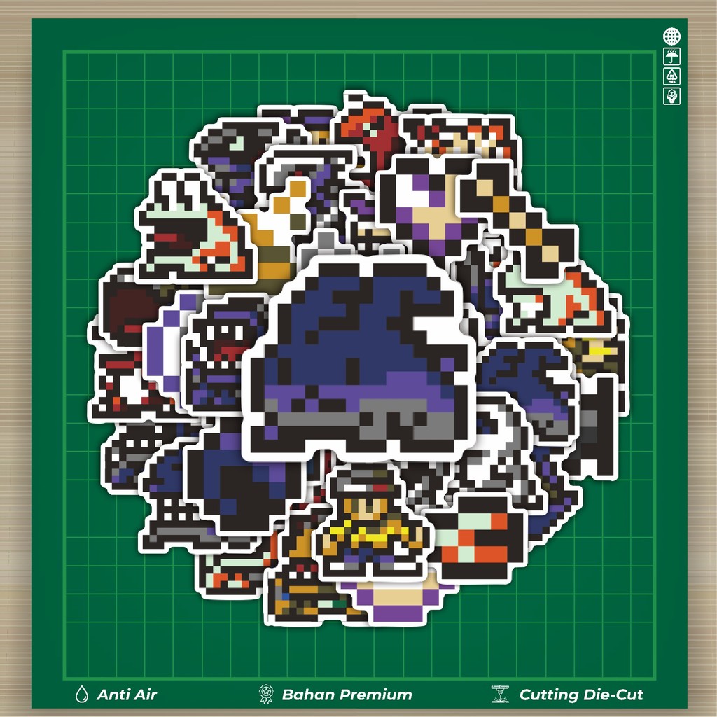 

HOT 50 PCS STIKER Stiker Pixel Digimon V8 Stiker Fashion Cars Decal Dingin Kartu Album Custom Vinyl Anti Air- Sticker Aesthetic Buku Journal Koper Casing HP Tablet Laptop Helm Motor Botol Minum