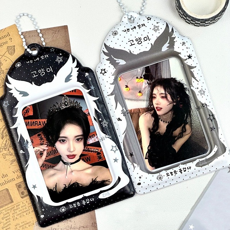 

3-inch Photo Card Holder PVC Photo Frame Fangirls Kpop Idol Small Card Picture Pendent ID Card Subway Bus Card Protective Case