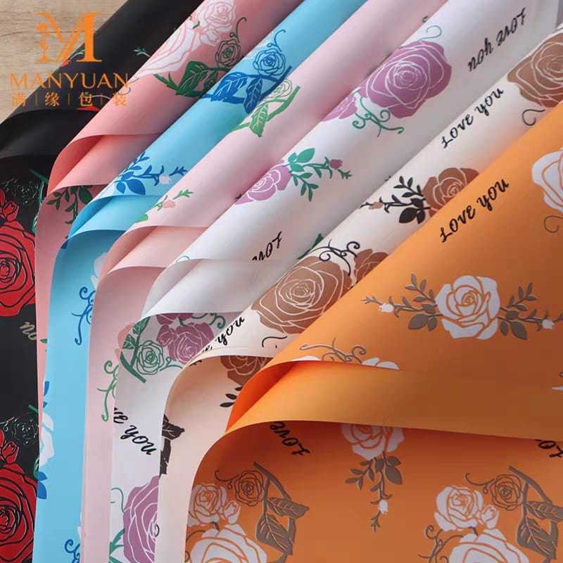 

kireipaper - Flower Wrapping Flower Bicolor Craft Paper Kertas Buket Bunga/ Buket Bunga KB6177